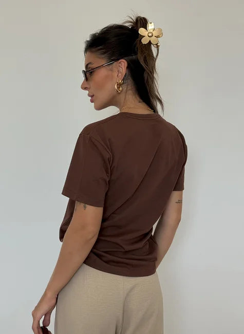 Camiseta Feminina Marrom Escuro Empathy